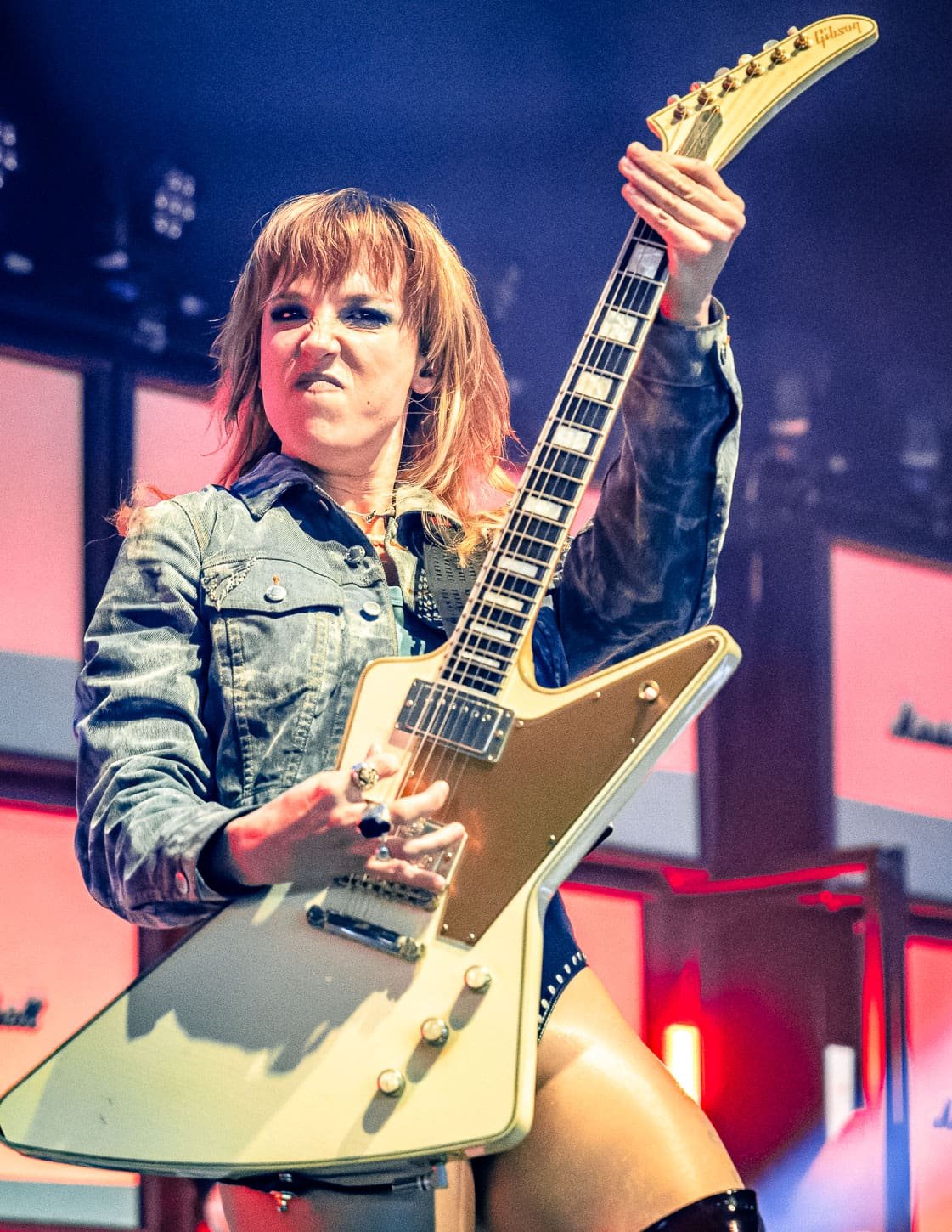 Halestorm performs at the Freedom Mortgage Pavilion in Camden, NJ Halestorm performs at the Freedom Mortgage Pavilion in Camden, NJ