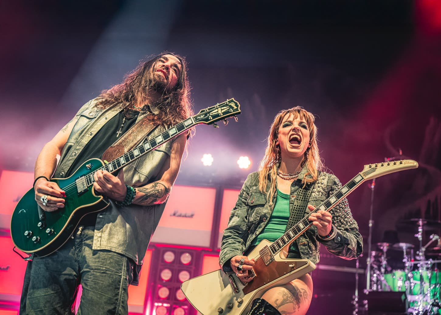 Halestorm performs at the Freedom Mortgage Pavilion in Camden, NJ Halestorm performs at the Freedom Mortgage Pavilion in Camden, NJ