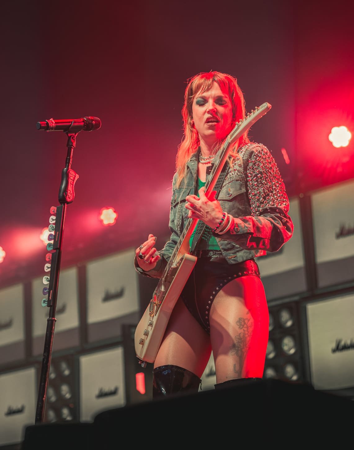 Halestorm performs at the Freedom Mortgage Pavilion in Camden, NJ Halestorm performs at the Freedom Mortgage Pavilion in Camden, NJ