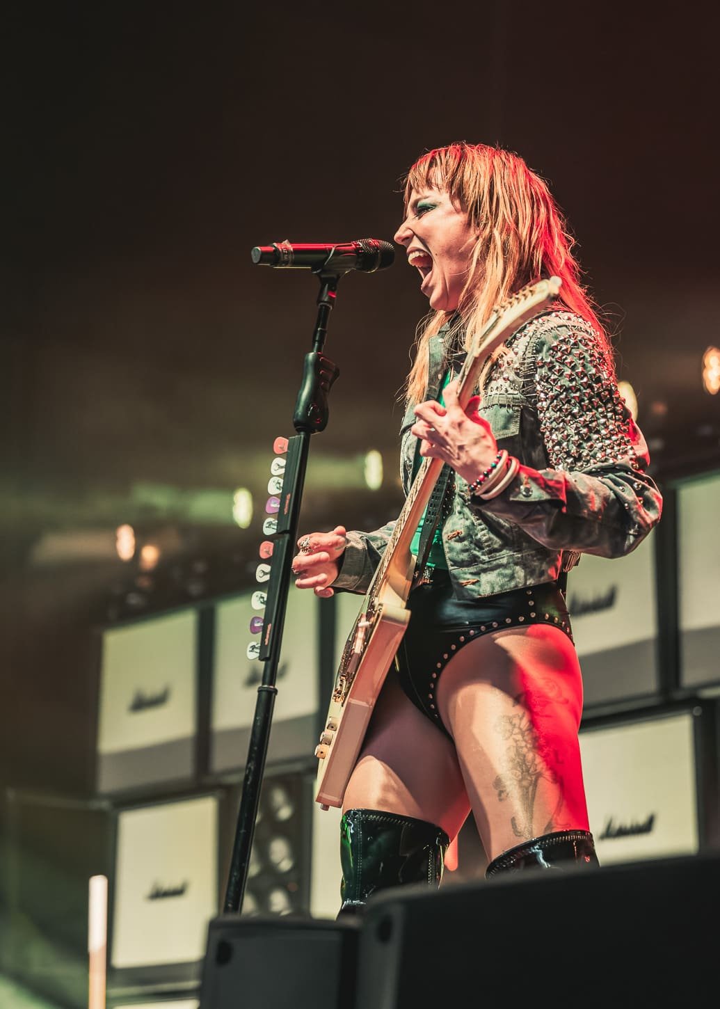 Halestorm performs at the Freedom Mortgage Pavilion in Camden, NJ Halestorm performs at the Freedom Mortgage Pavilion in Camden, NJ
