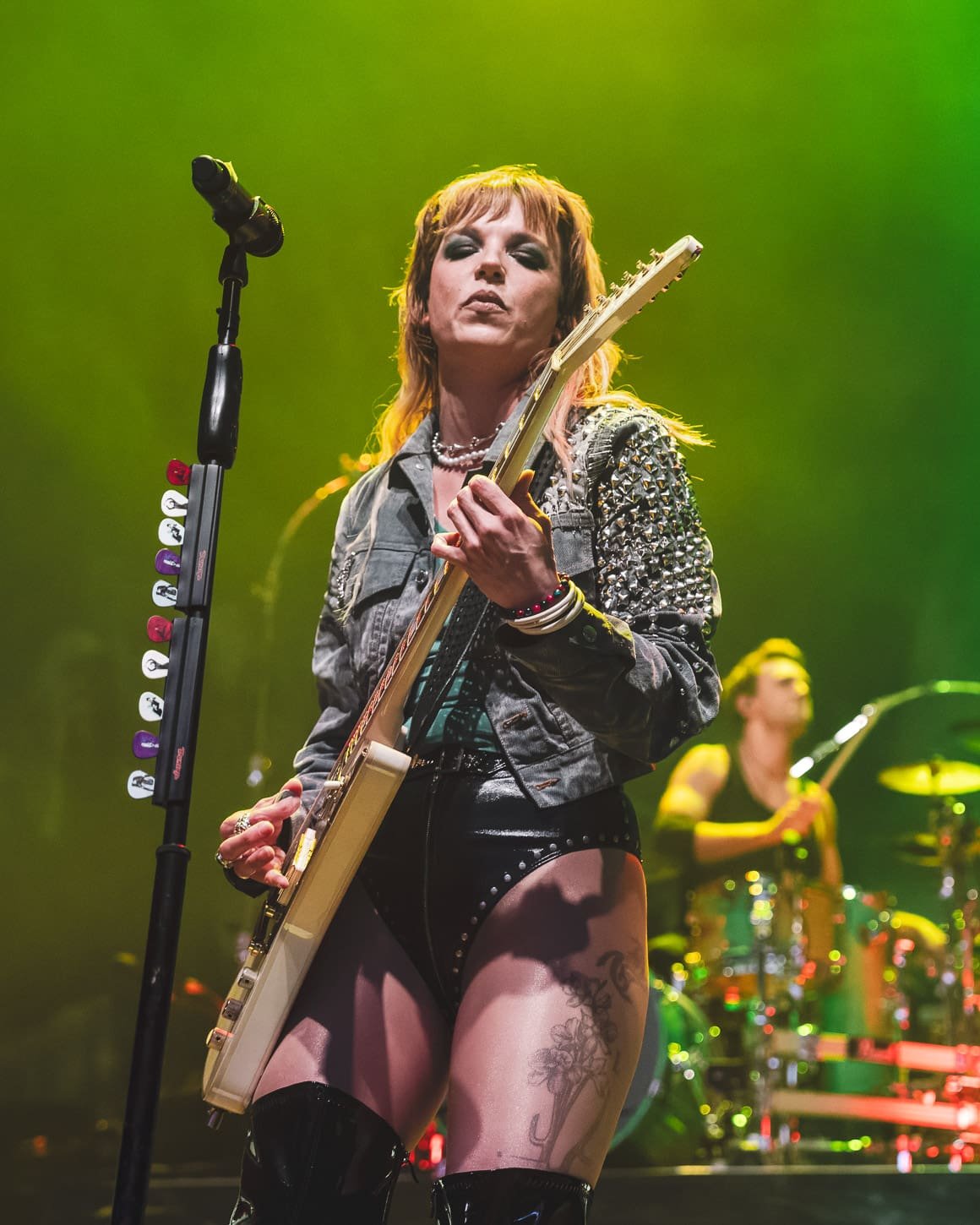 Halestorm performs at the Freedom Mortgage Pavilion in Camden, NJ Halestorm performs at the Freedom Mortgage Pavilion in Camden, NJ