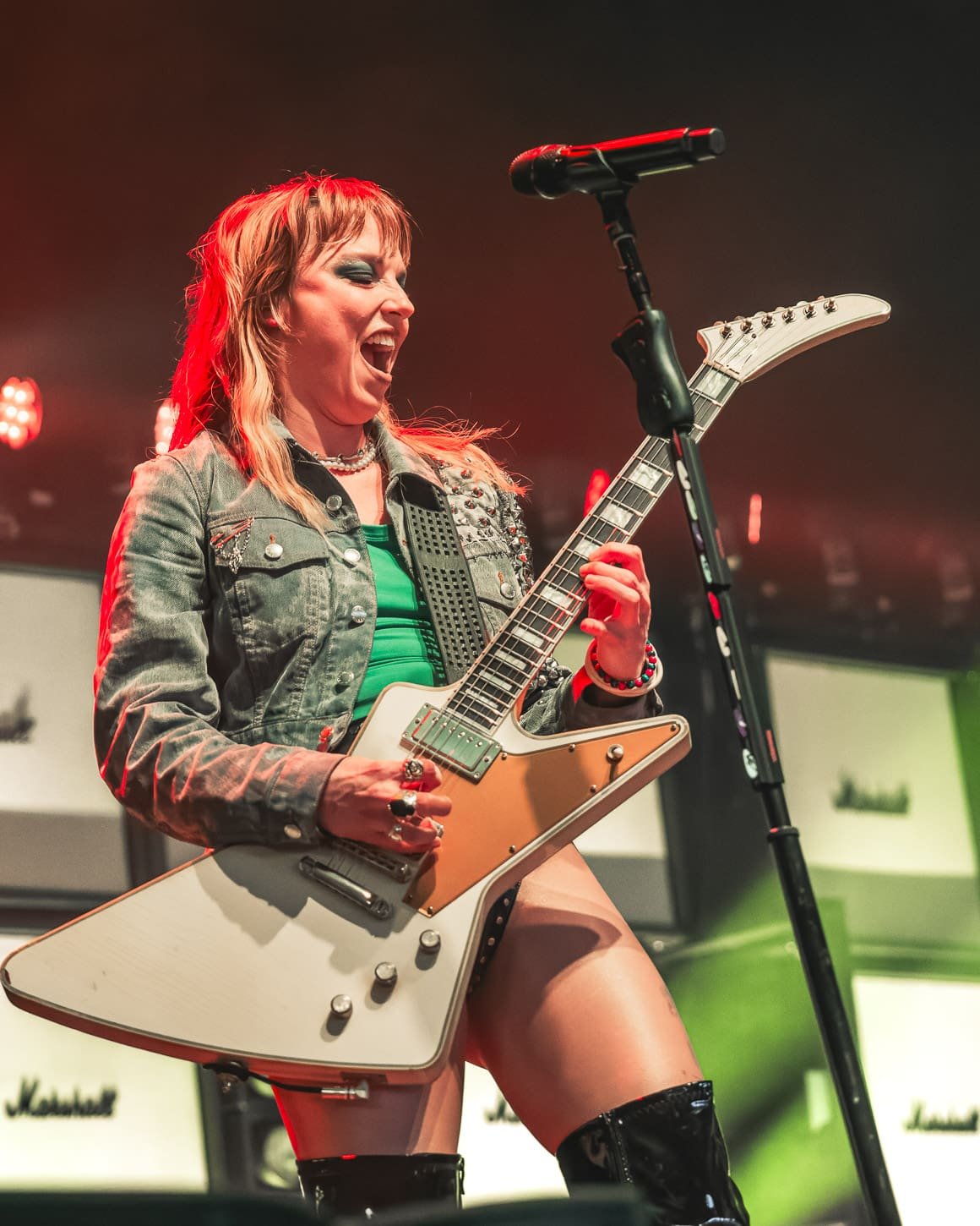 Halestorm performs at the Freedom Mortgage Pavilion in Camden, NJ Halestorm performs at the Freedom Mortgage Pavilion in Camden, NJ