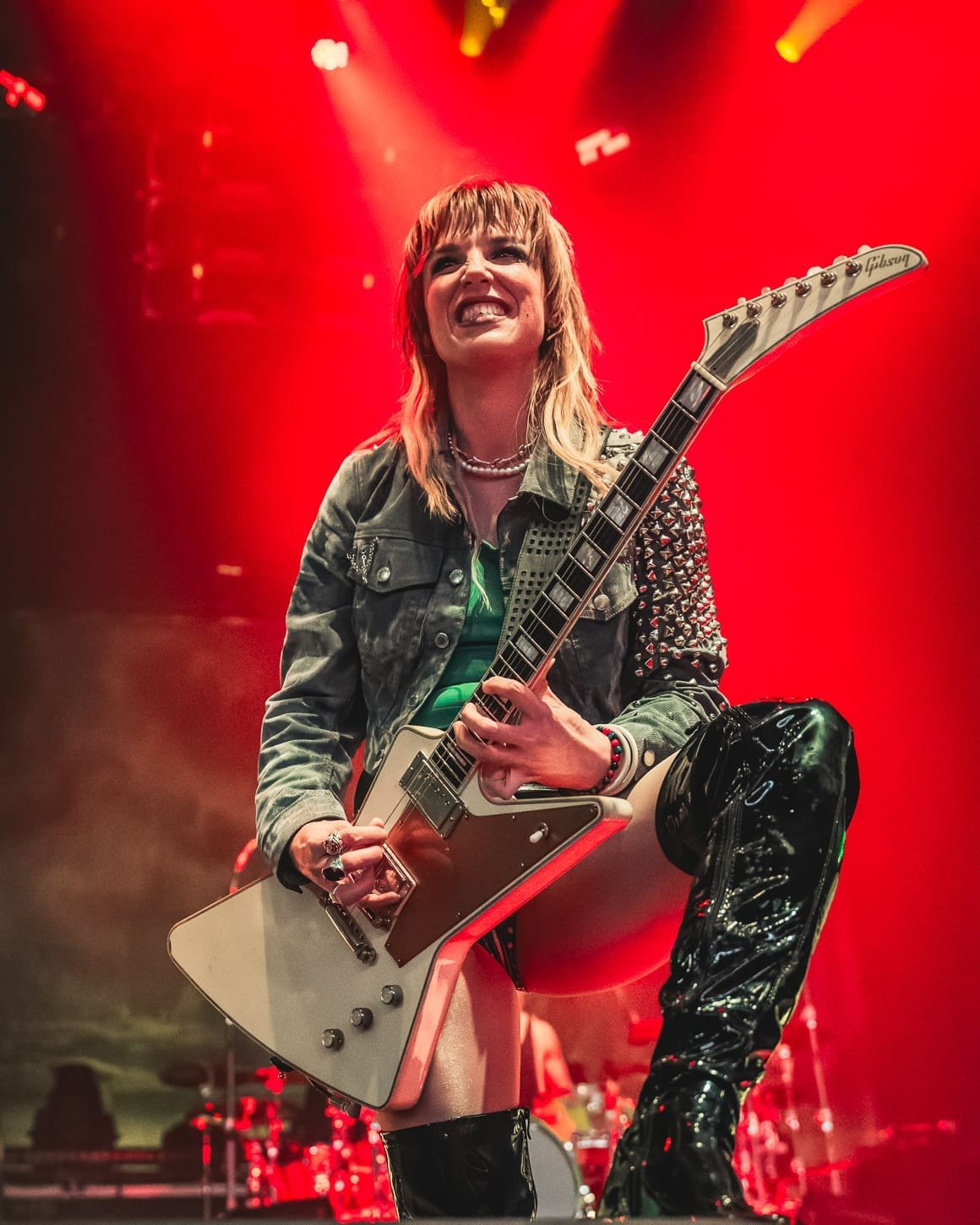Halestorm performs at the Freedom Mortgage Pavilion in Camden, NJ Halestorm performs at the Freedom Mortgage Pavilion in Camden, NJ