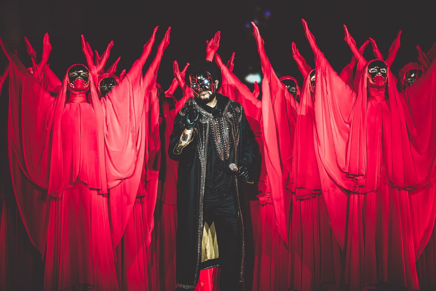 The Weeknd performs at Lincoln Financial Field in Philadelphia, PA