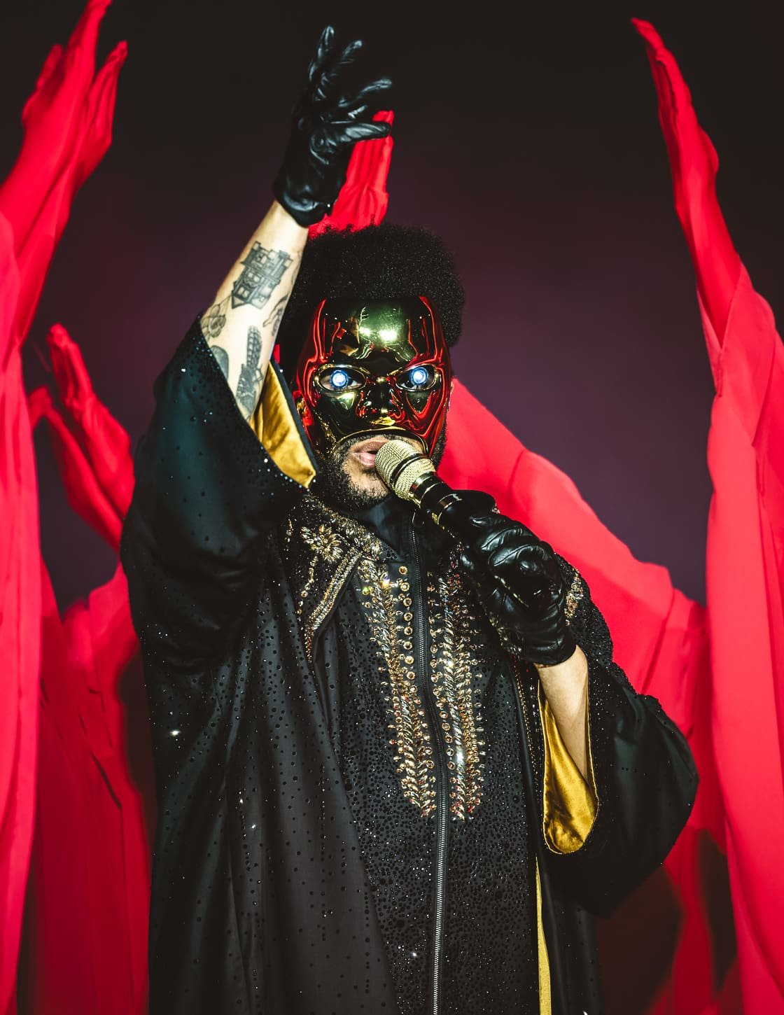 The Weeknd performs at Lincoln Financial Field in Philadelphia, PA