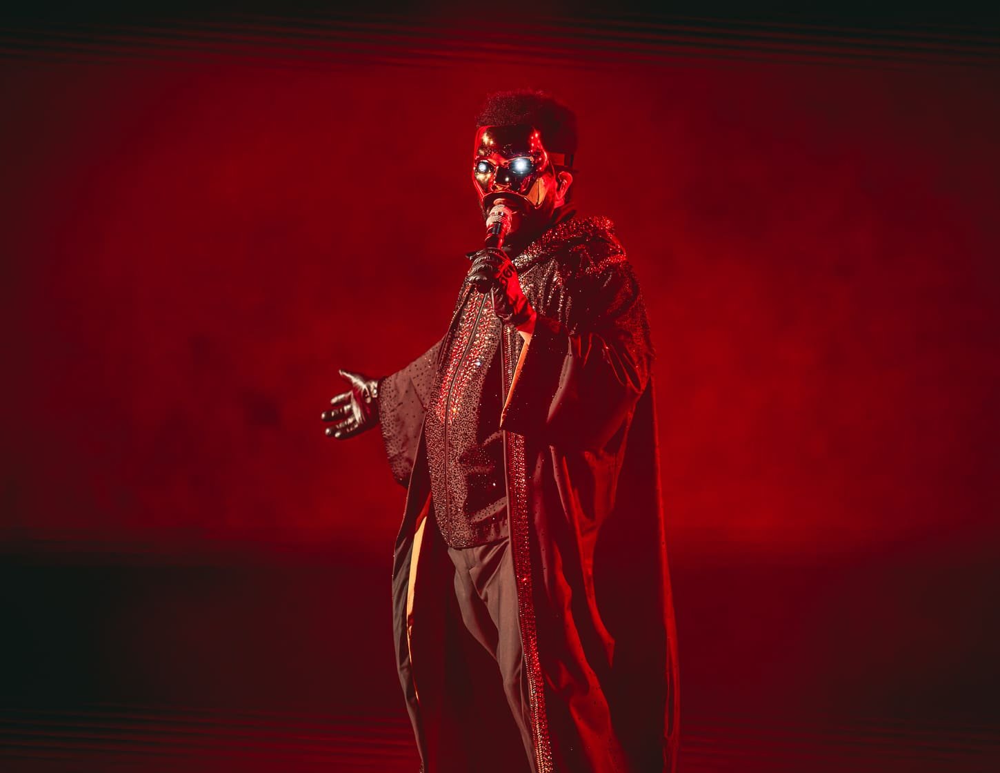 The Weeknd performs at Lincoln Financial Field in Philadelphia, PA