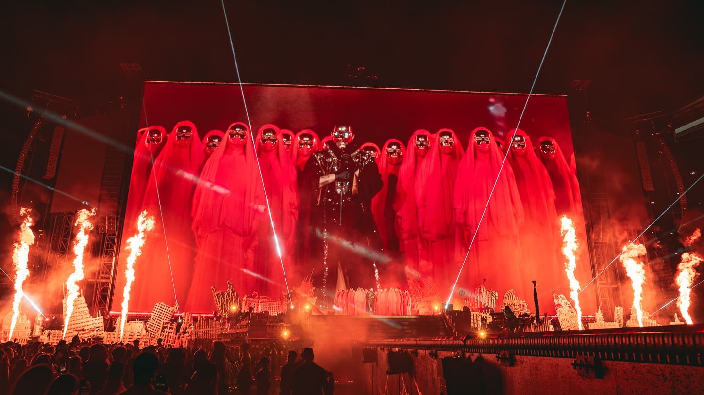 The Weeknd performs at Lincoln Financial Field in Philadelphia, PA