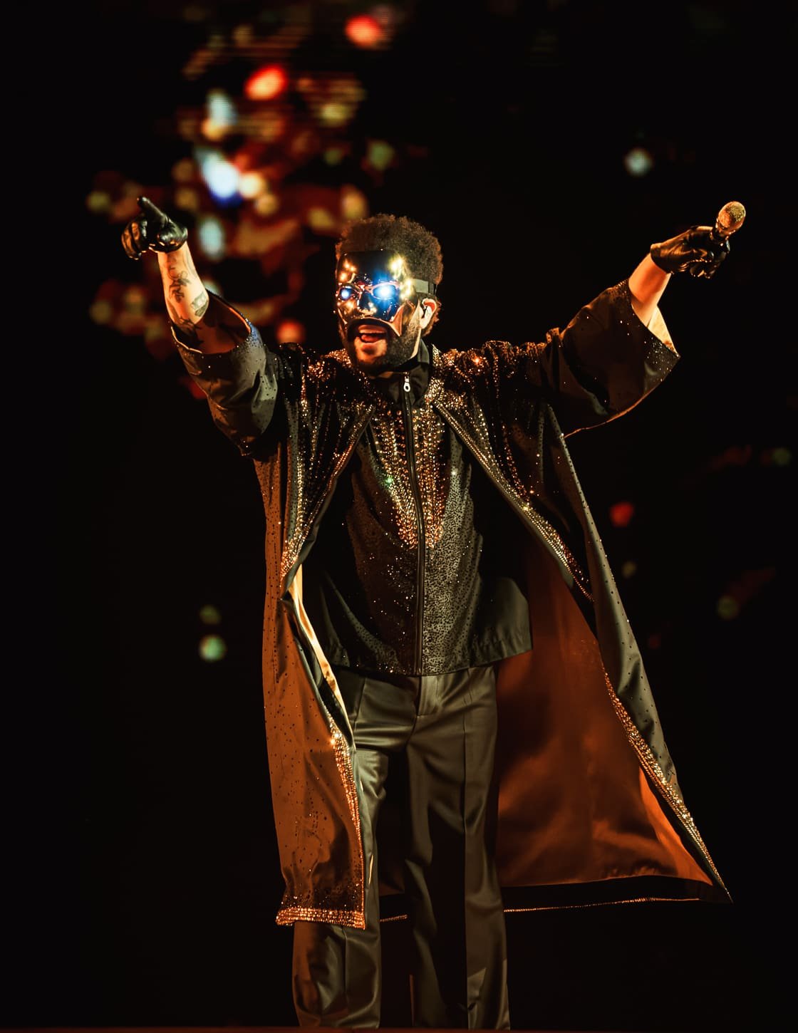 The Weeknd performs at Lincoln Financial Field in Philadelphia, PA