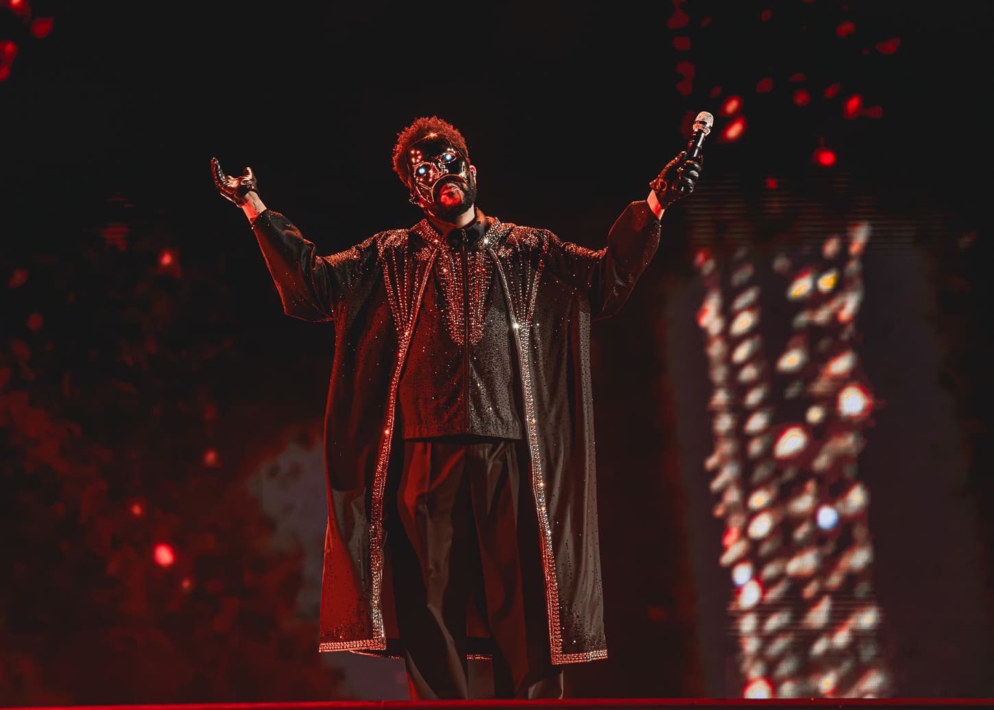 The Weeknd performs at Lincoln Financial Field in Philadelphia, PA