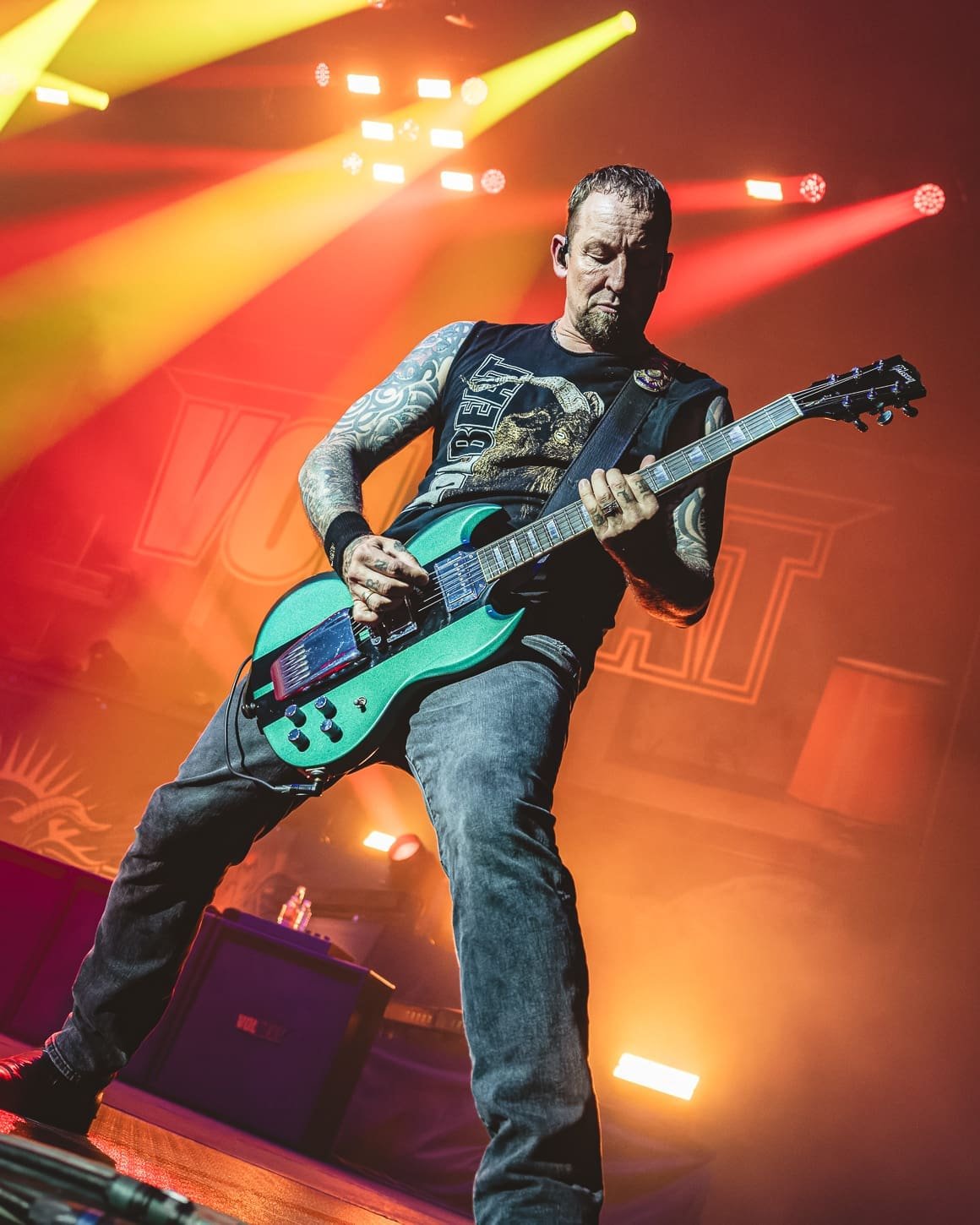 Volbeat performs at the Freedom Mortgage Pavilion in Camden, NJ Volbeat performs at the Freedom Mortgage Pavilion in Camden, NJ