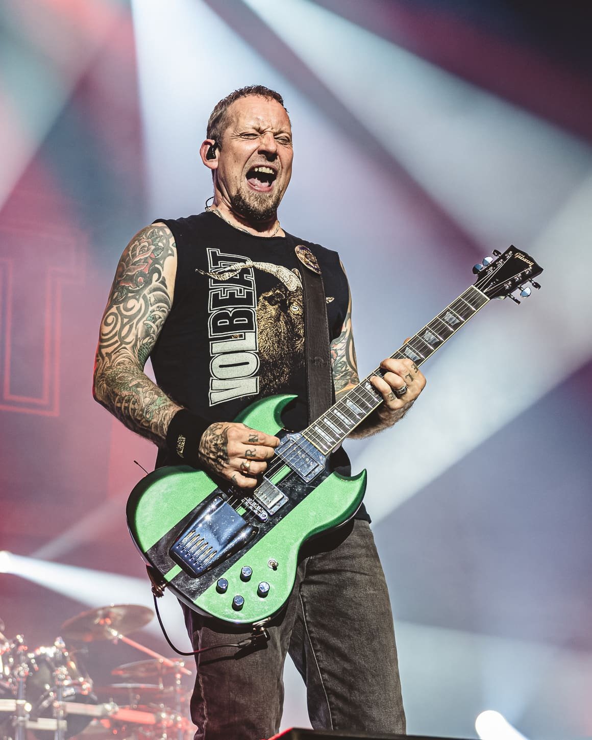 Volbeat performs at the Freedom Mortgage Pavilion in Camden, NJ Volbeat performs at the Freedom Mortgage Pavilion in Camden, NJ