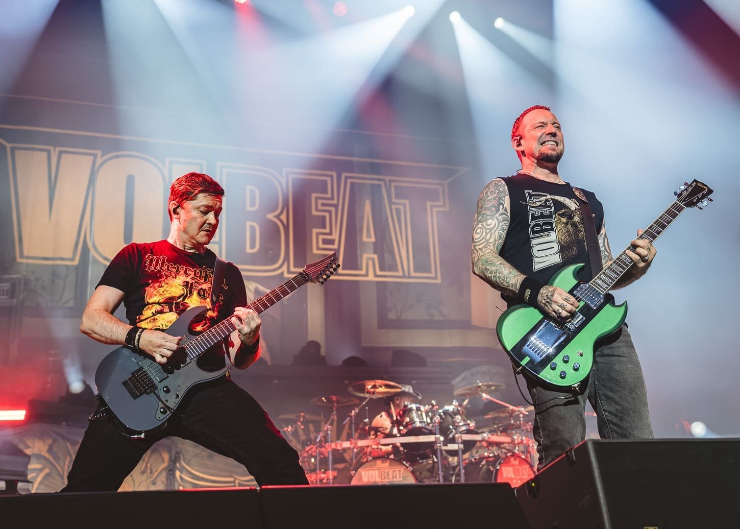 Volbeat performs at the Freedom Mortgage Pavilion in Camden, NJ Volbeat performs at the Freedom Mortgage Pavilion in Camden, NJ