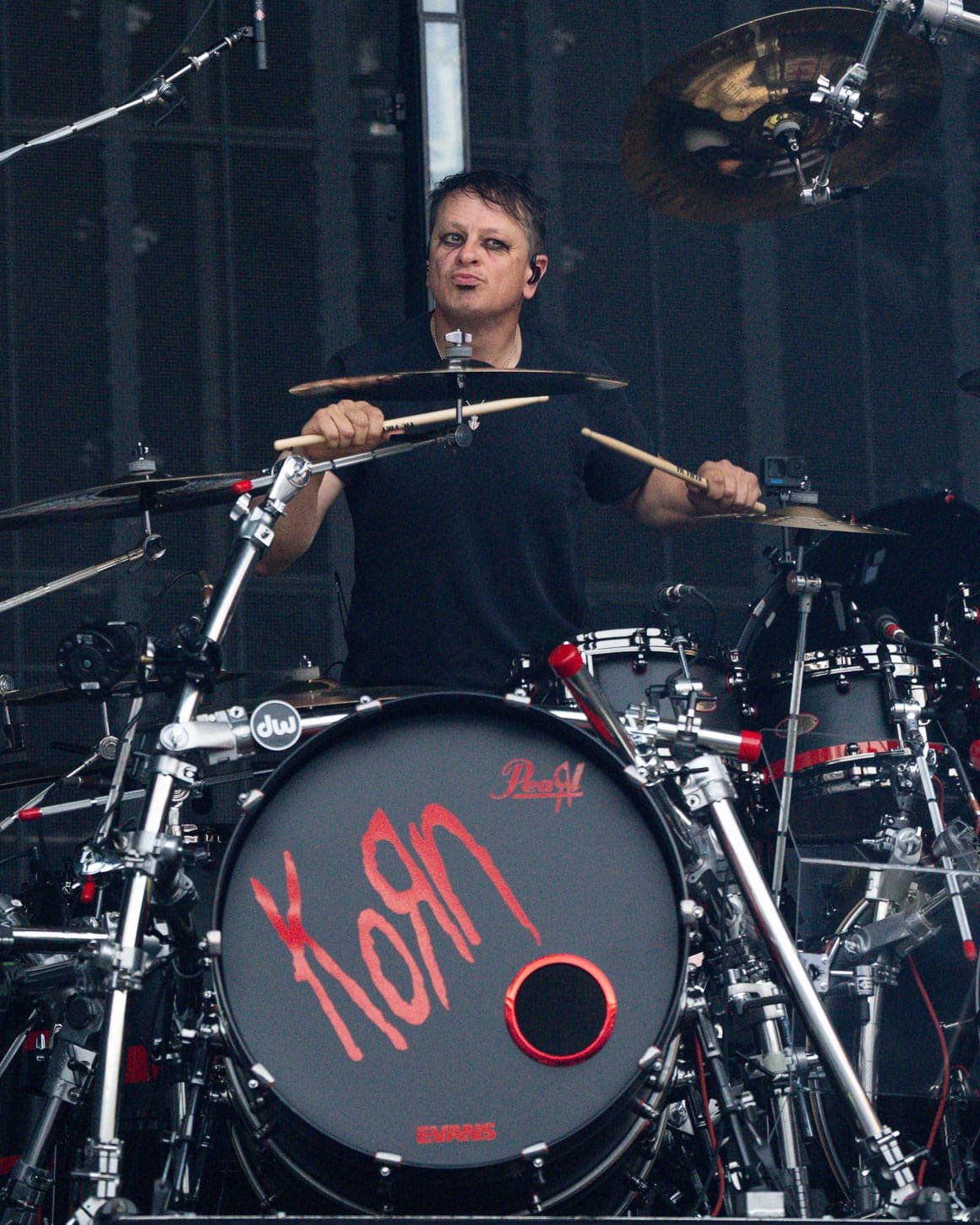 Korn performs at Metlife Stadium. Korn performs at Metlife Stadium.