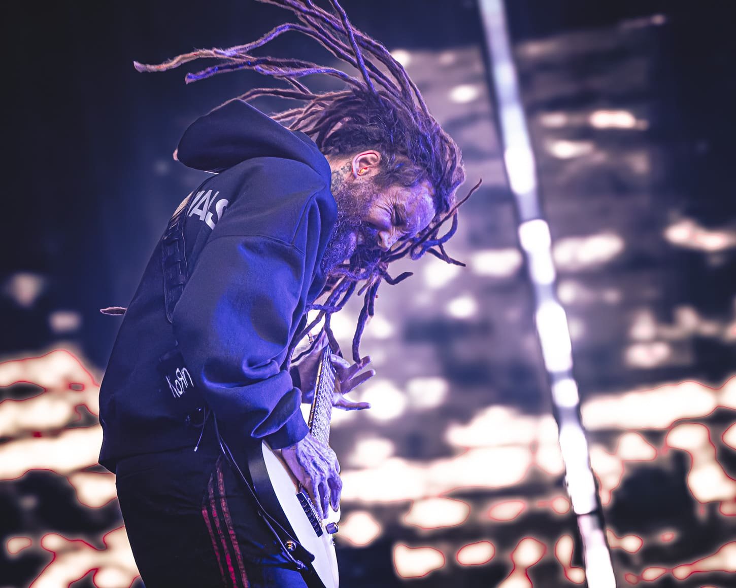Korn performs at Metlife Stadium. Korn performs at Metlife Stadium.