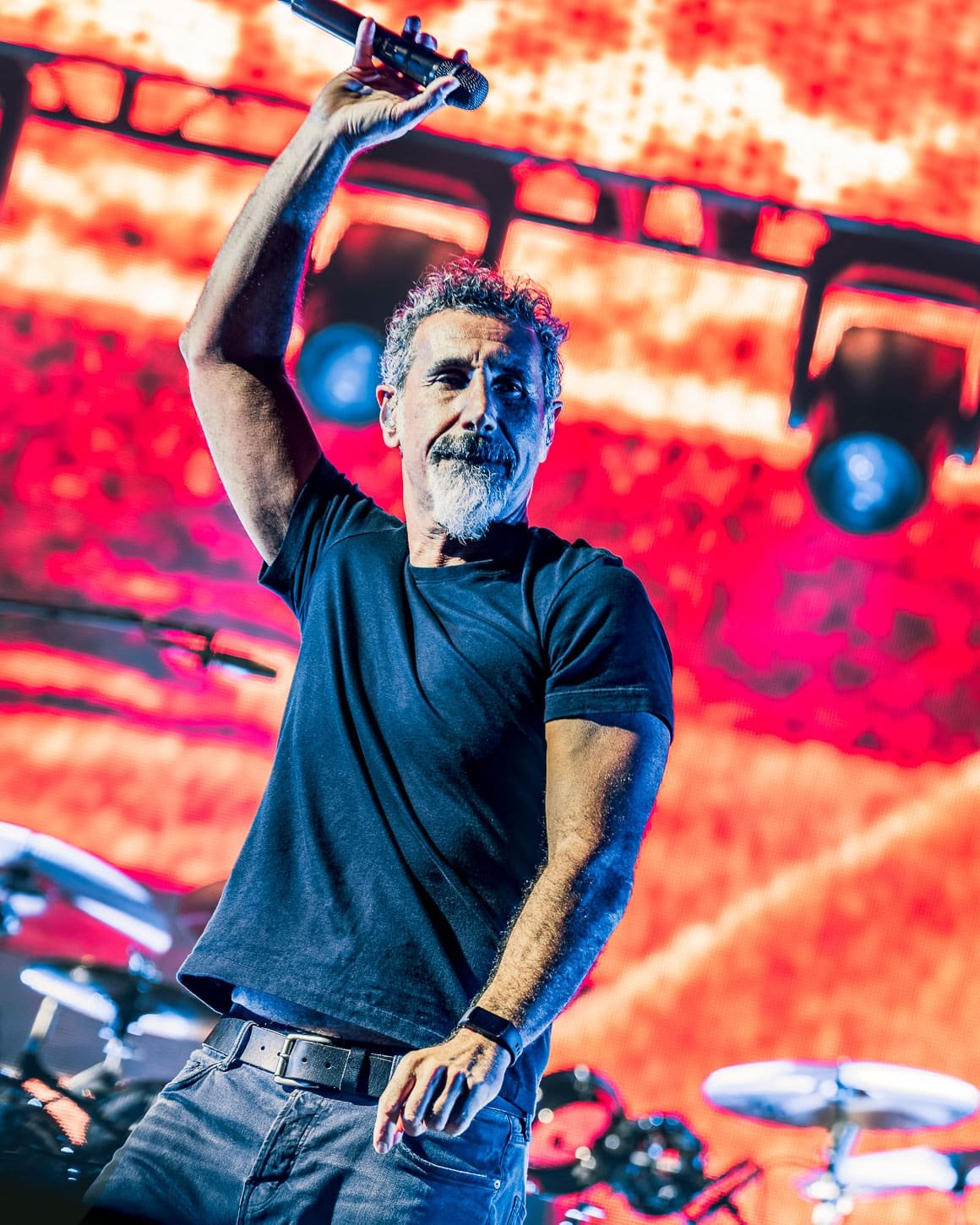 System of a Down performs at Metlife Stadium. System of a Down performs at Metlife Stadium.