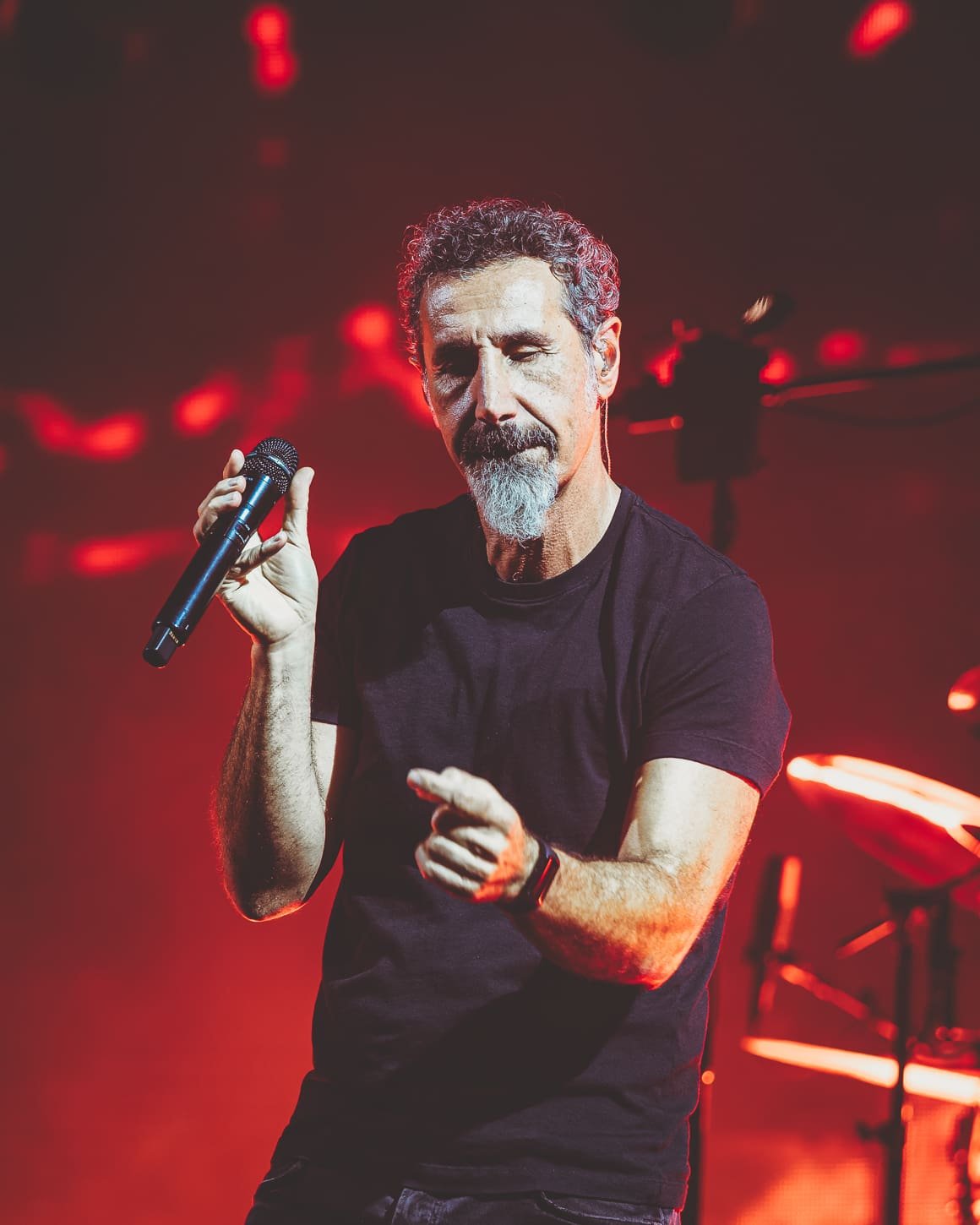 System of a Down performs at Metlife Stadium. System of a Down performs at Metlife Stadium.