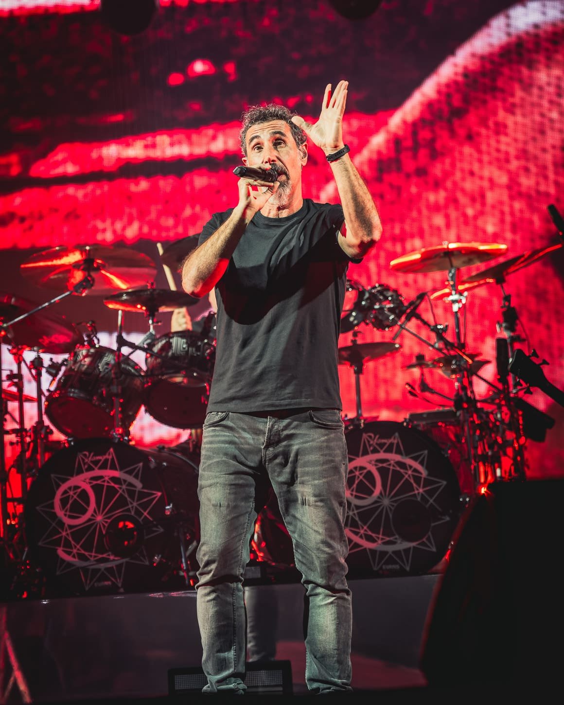 System of a Down performs at Metlife Stadium. System of a Down performs at Metlife Stadium.