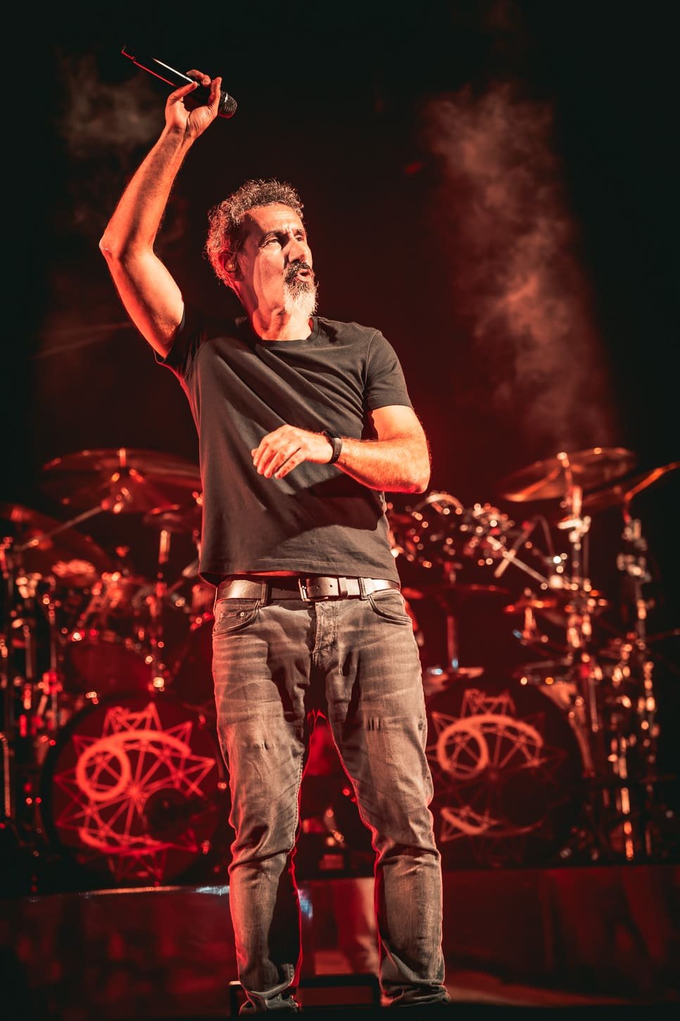 System of a Down performs at Metlife Stadium. System of a Down performs at Metlife Stadium.