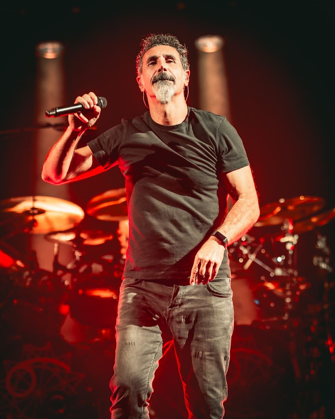 System of a Down performs at Metlife Stadium. System of a Down performs at Metlife Stadium.