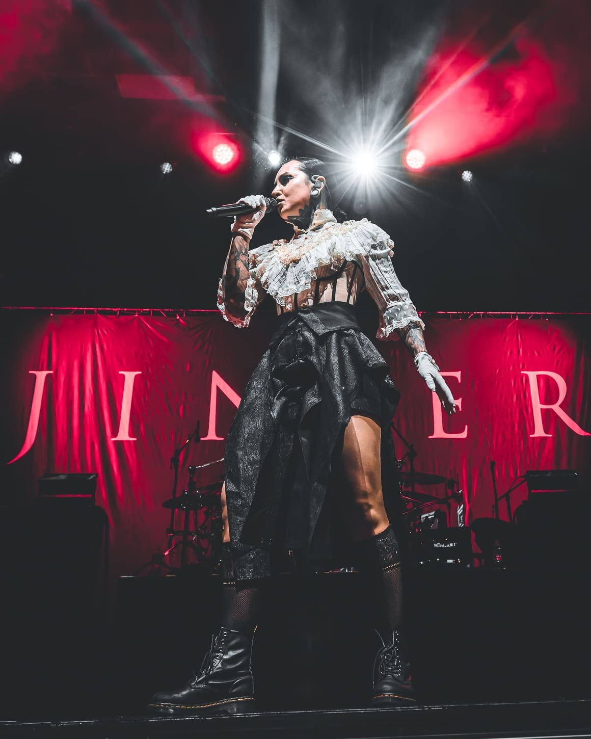 Jinjer performs at Freedom Hall in Lancaster, PA