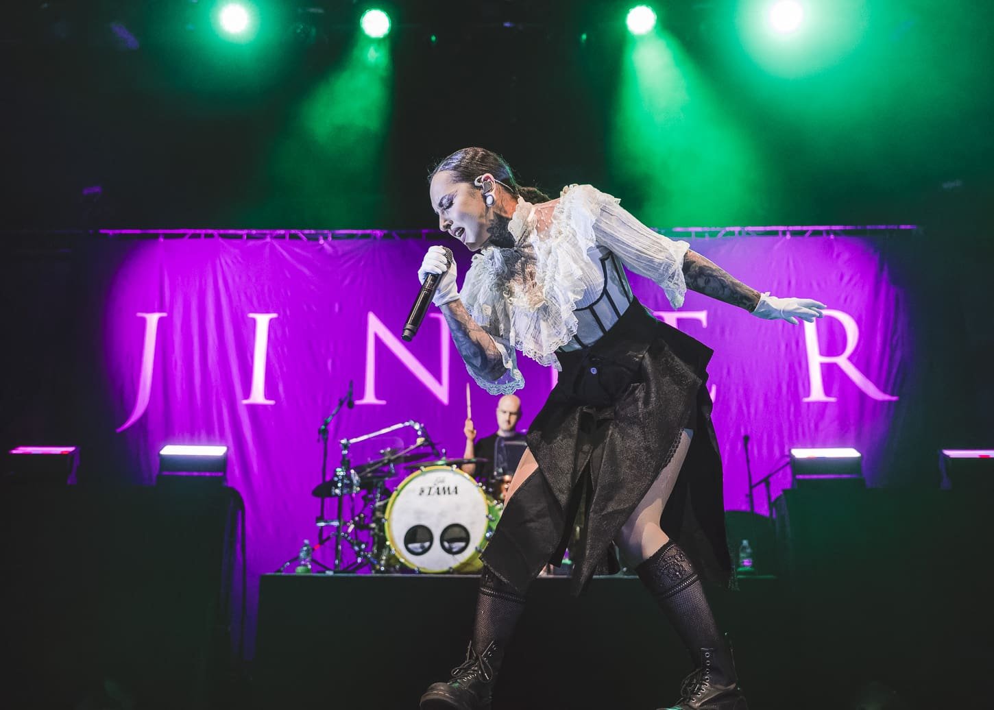 Jinjer performs at Freedom Hall in Lancaster, PA