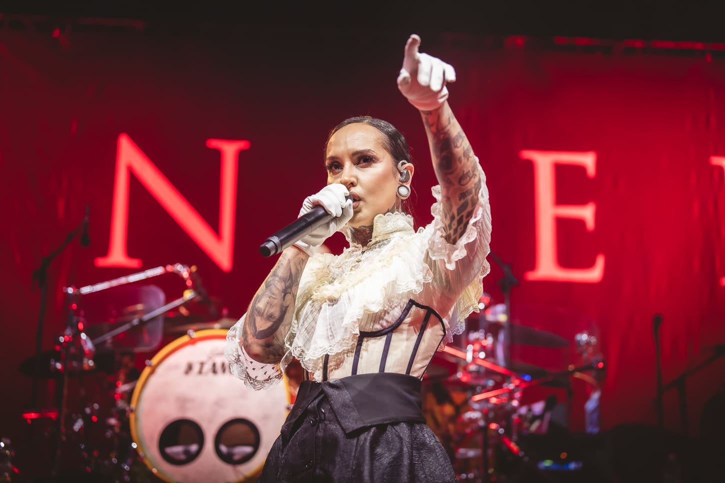 Jinjer performs at Freedom Hall in Lancaster, PA