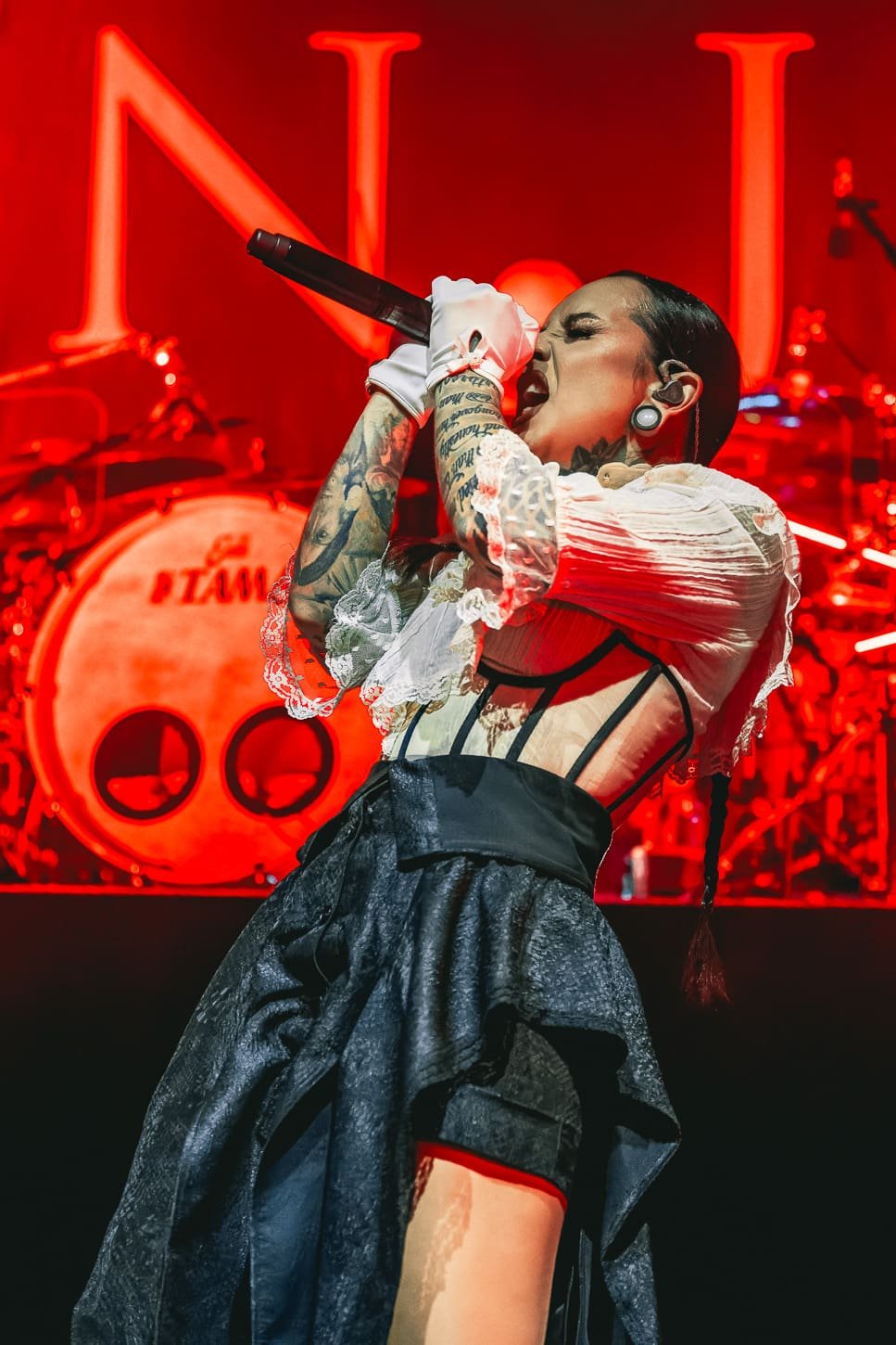 Jinjer performs at Freedom Hall in Lancaster, PA