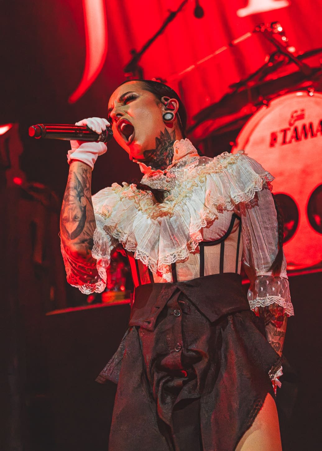 Jinjer performs at Freedom Hall in Lancaster, PA