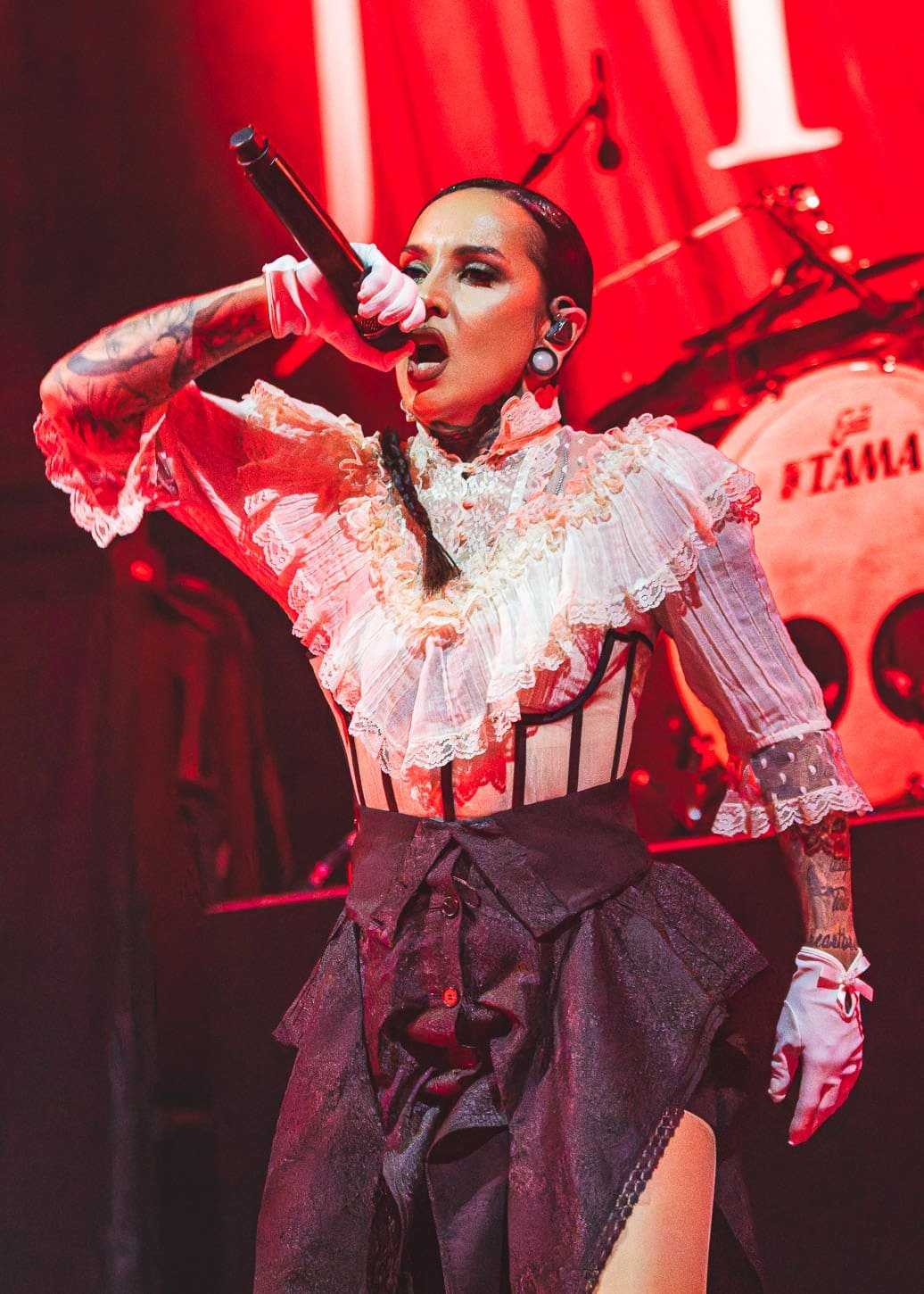 Jinjer performs at Freedom Hall in Lancaster, PA